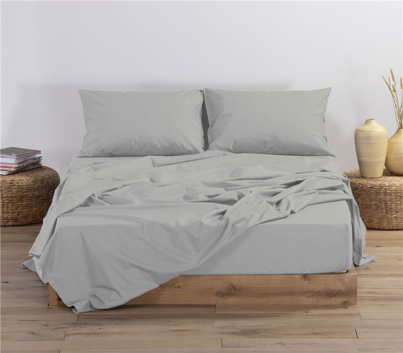 SINGLE COTTON FITTED SHEET BASIC 100X200+30