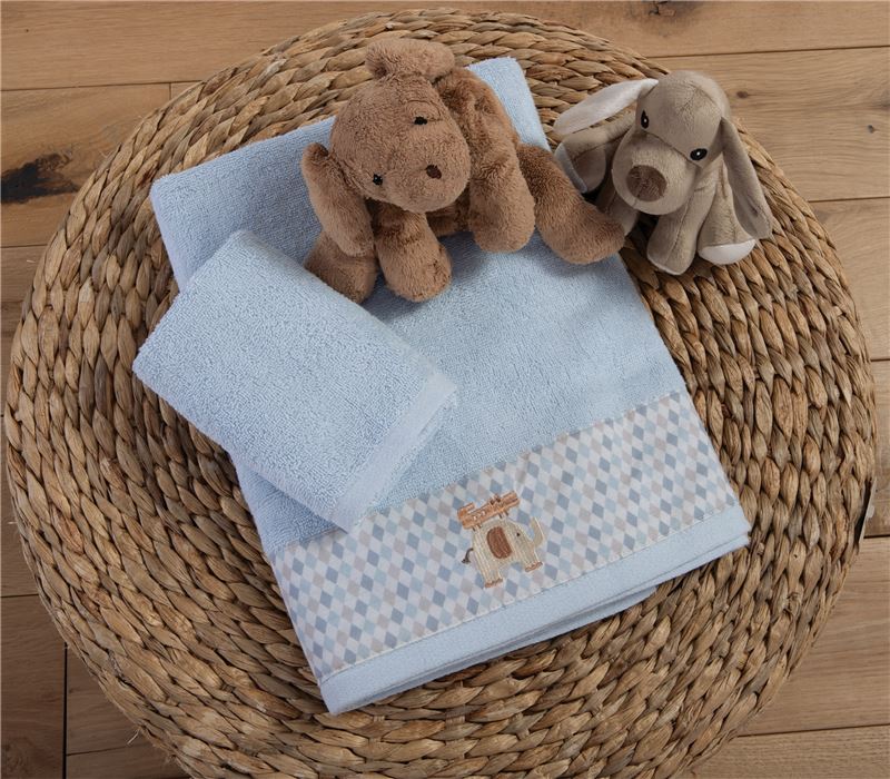 NEW! ΒΑΒΥ TOWELS SET 2 PCS FAVORITE TOYS