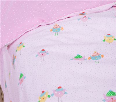 NEW! JUNIOR SINGLE SIZE DUVET COVER SET TWEET SO SWEET-LOVELY 160Χ240 2