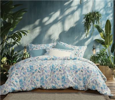 DOUBLE SIZE BEDSHEETS SET DREAM ON BLUE 200Χ270