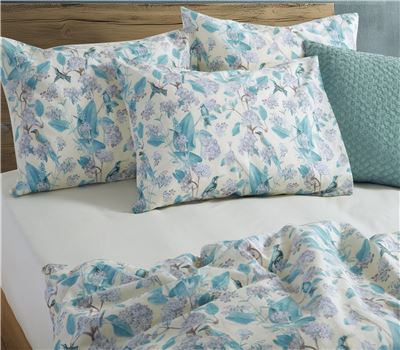 DOUBLE SIZE BEDSHEETS SET DREAM ON BLUE 200Χ270 1