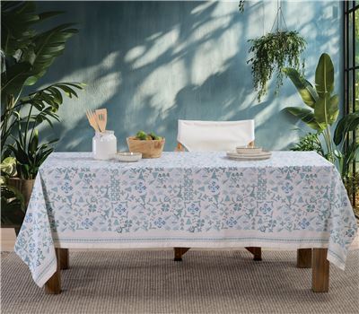 TABLECLOTH CYANER BLUE 140X140