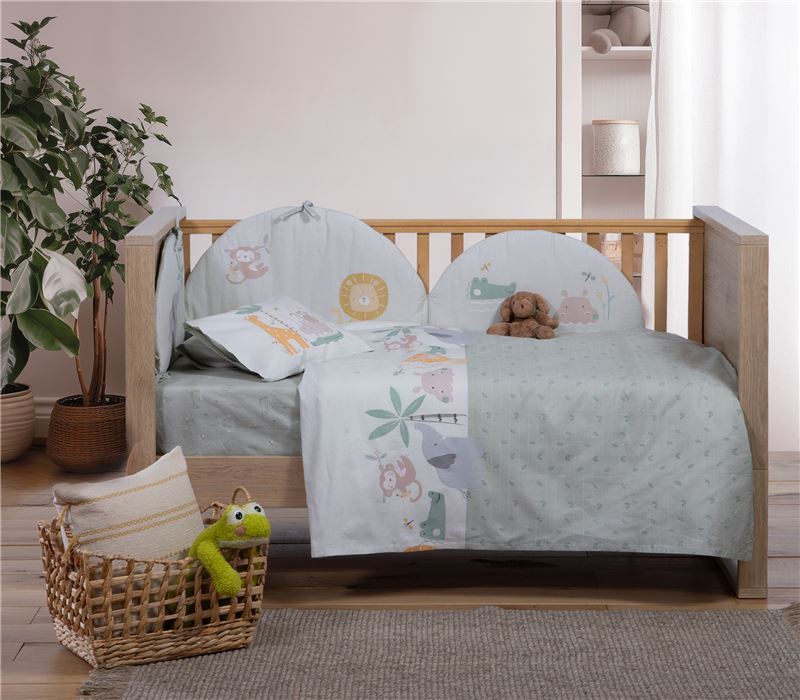 BABY COTBED FLAT SHEETS 3 PCS SET SAVANA