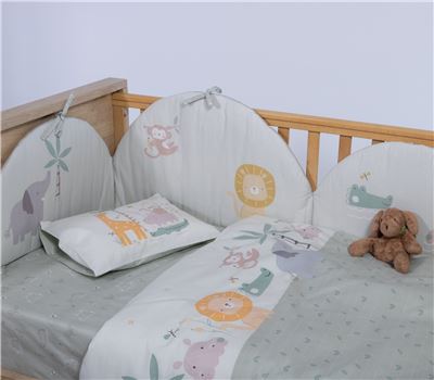 BABY COTBED FLAT SHEETS 3 PCS SET SAVANA 1