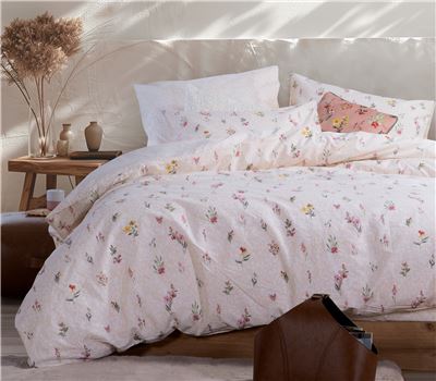 NEW! SINGLE SIZE COTTON BEDSHEETS SET PLANT 170X270 1