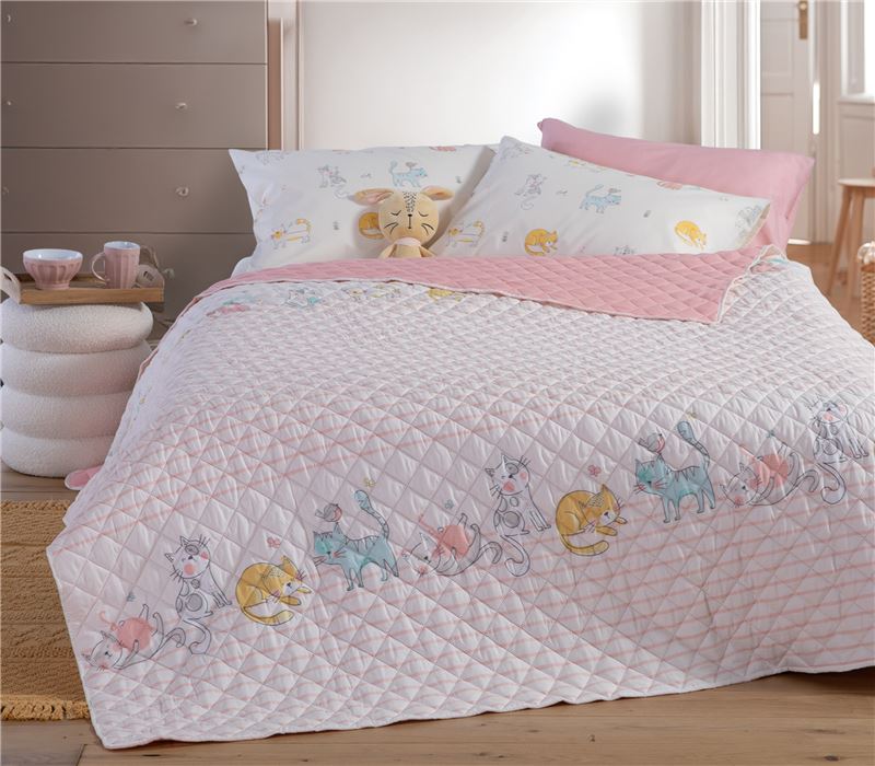 ΠΑΙΔΙΚΟ ΚΟΥΒΕΡΛΙ ΜΟΝΟ CAT LIFE 180X240