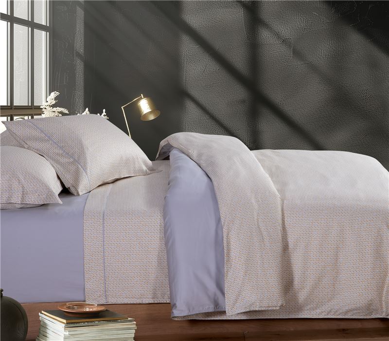 QUEEN SIZE COTTON SATEEN BEDSHEETS SET STERLING 240X270