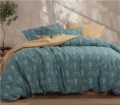 NEW! DOUBLE SIZE COTTON BEDSHEETS SET ODETE 200Χ270