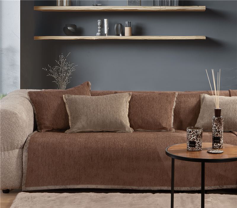 FOUR SEATER SOFA THROW NEW TANGER 180X350