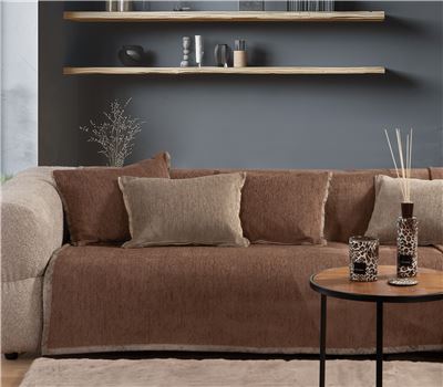 FOUR SEATER SOFA THROW NEW TANGER 180X350