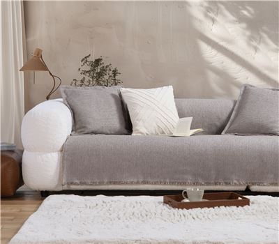 NEW! TWO SEATER SOFA THROW BROOKLYN 170X250 1