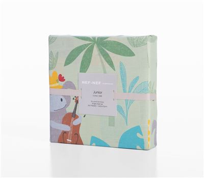 JUNIOR SINGLE SIZE BEDSHEETS SET JUNGLE MUSIC 170X260 3