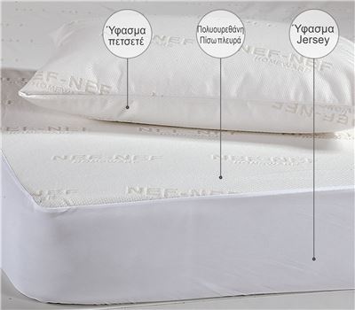 QUEEN SIZE 160X200 JACQUARD FITTED WATERPROOF MATTRESS PROTECTOR 3
