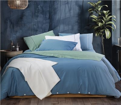 DOUBLE SIZE BEDSHEETS SET NAU WAVE SOLID 200X270