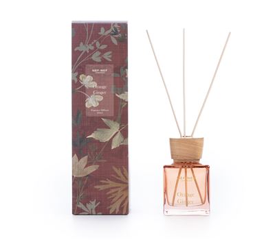 NEW! FRAGRANCE DIFFUSER WITH STICKS ORANGE GINGER 200ml