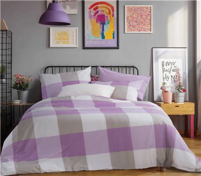 ΣΕΤ ΣΕΝΤΟΝΙΑ ΒΑΜΒΑΚΕΡΑ ΜΟΝΑ CASUAL CHECK 170X270 2
