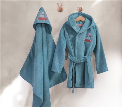 NEW! BABY BATHROBE TRAFFIC 1