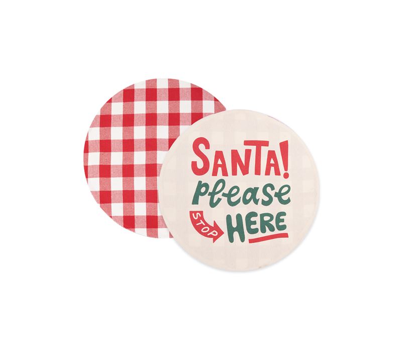 CHRISTMAS PLACEMAT SANTA PLEASE D38