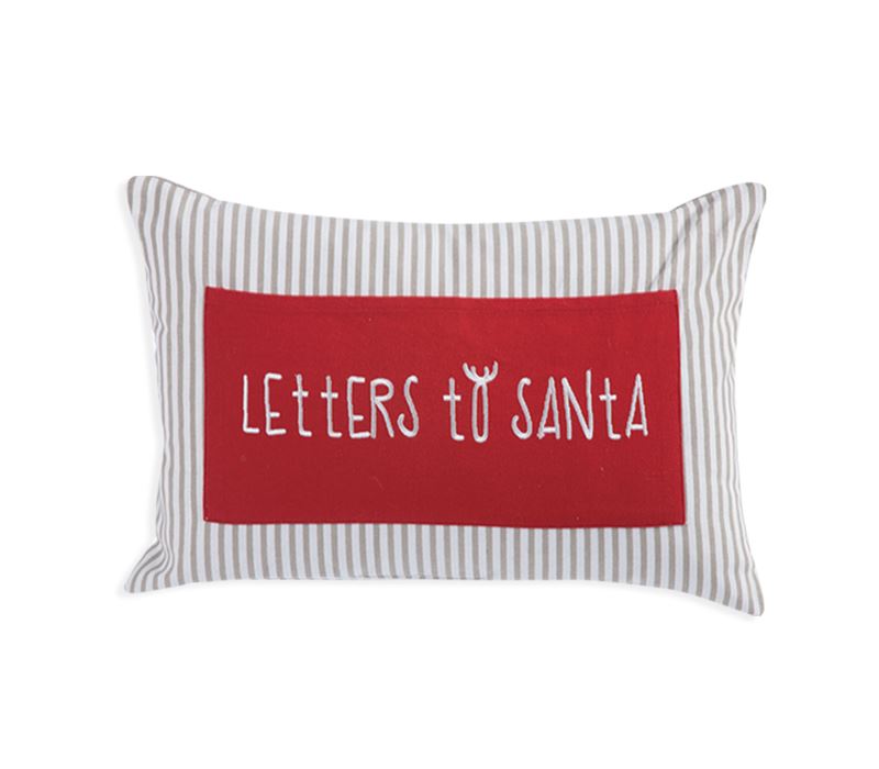 CHRISTMAS DECORATIVE CUSHION TIFFANI LETTERS 30X45