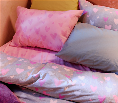 JUNIOR SINGLE SIZE DUVET COVER SET HEARTS ATTACK 160Χ240 2