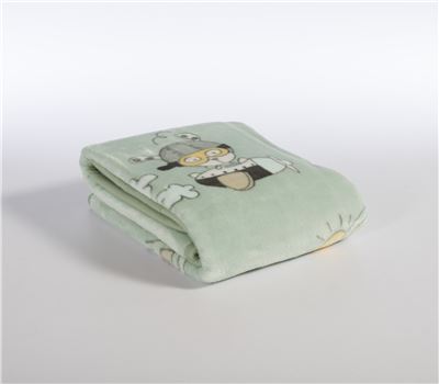 BABY COTBED BLANKET IN THE CITY 100Χ140 3