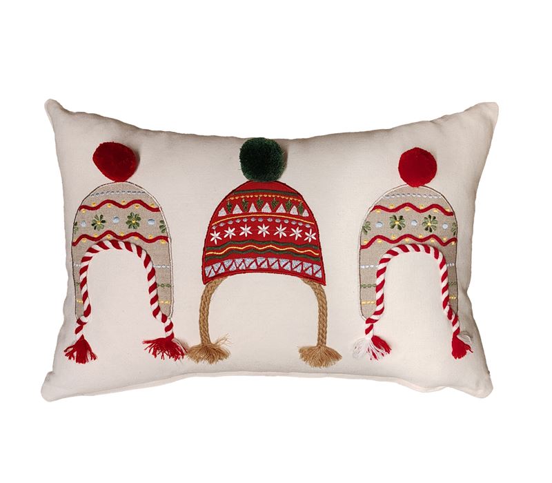 DECORATIVE CUSHION WHITE CHRISTMAS 30X45