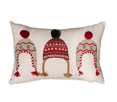 DECORATIVE CUSHION WHITE CHRISTMAS 30X45