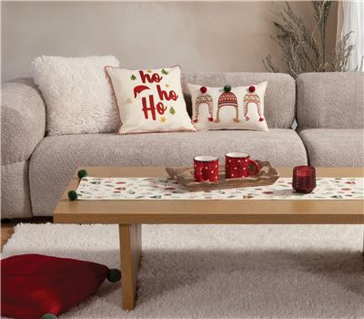 DECORATIVE CUSHION WHITE CHRISTMAS 30X45 1