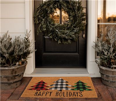 ΧΡΙΣΤΟΥΓΕΝΝΙΑΤΙΚΟ ΤΑΠΕΤΟ ΕΙΣΟΔΟΥ TREES OF JOY 40X60 1