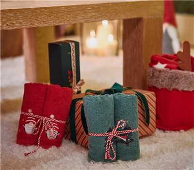 CHRISTMAS TOWELS SET 2PCS MY DWARF 2