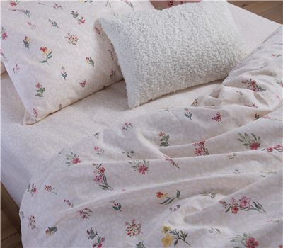 NEW! SINGLE SIZE COTTON DUVET COVER SET PLANT 170Χ240 2