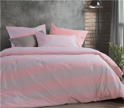 SINGLE SIZE BEDSHEETS SET CASUAL STRIPE 170X270 1