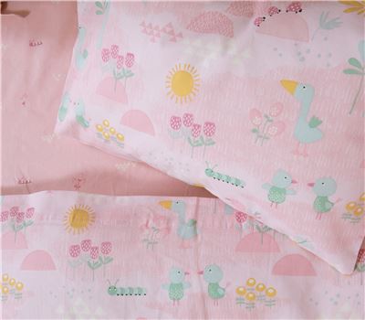 BABY COTBED FLAT SHEETS 3 PCS SET SPRING HAPPINESS 2