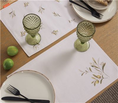 PLACEMAT OLIVE 33X48 1