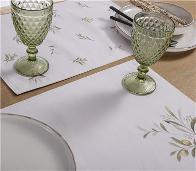 PLACEMAT OLIVE 33X48 2