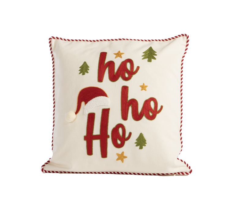 DECORATIVE CUSHION WHITE CHRISTMAS 45X45