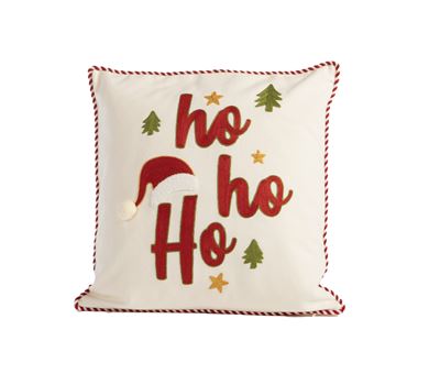 DECORATIVE CUSHION WHITE CHRISTMAS 45X45