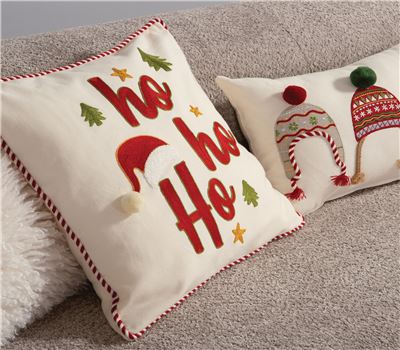 DECORATIVE CUSHION WHITE CHRISTMAS 45X45 1