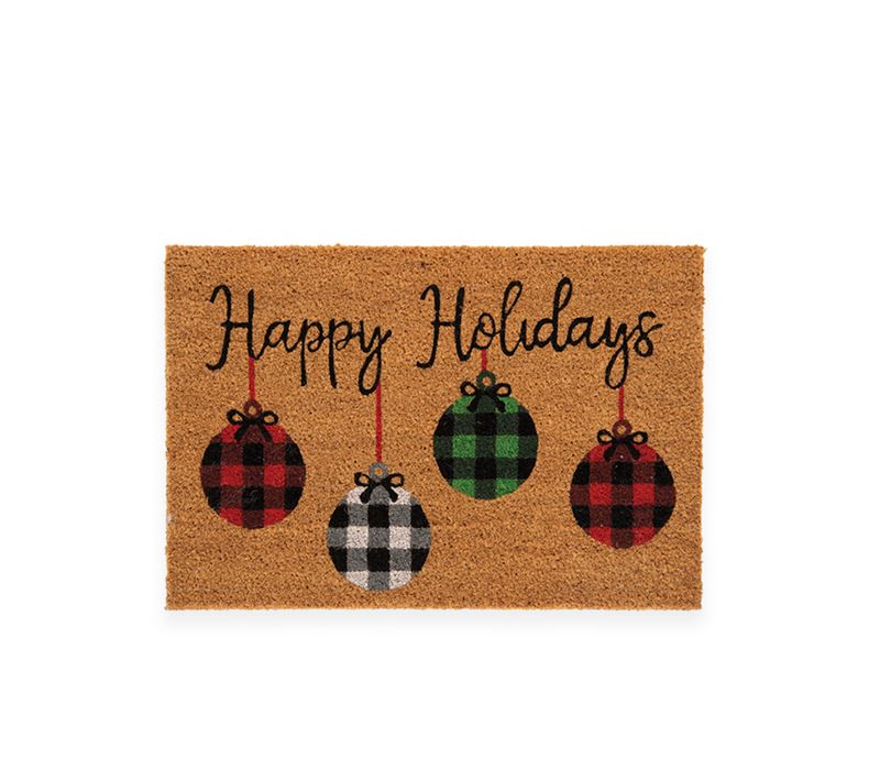 ΧΡΙΣΤΟΥΓΕΝΝΙΑΤΙΚΟ ΤΑΠΕΤΟ ΕΙΣΟΔΟΥ HAPPY HOLIDAYS 40X60