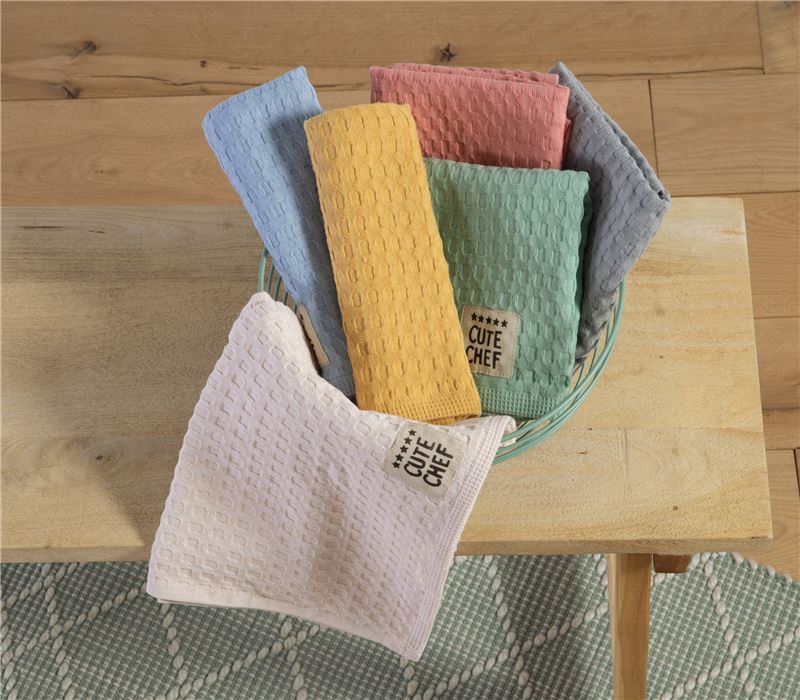 KITCHEN TOWEL CUTE CHEF 45X68