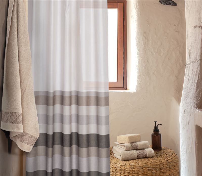 SHOWER CURTAIN DEPREO 180X200