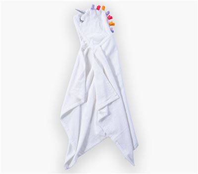 BABY BATH CAPE UNICORN 70X120