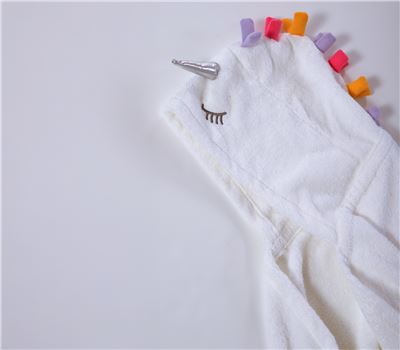 BABY BATH CAPE UNICORN 70X120 1
