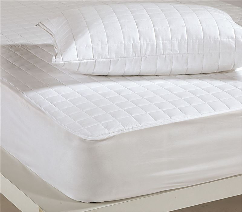KING SIZE 180X200 QUILTED MATTRESS PAD