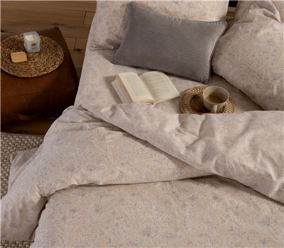 KING SIZE COTTON FITTED BEDSHEET SET LUCIL 3