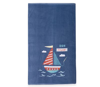 JUNIOR BEACH TOWEL BON VOYAGE 70X120