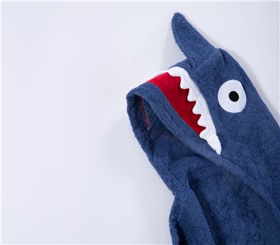 BABY BATH CAPE SHARK 70X120 1