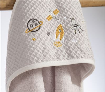 BABY BATH CAPE MY UNIVERSE 75X75 1