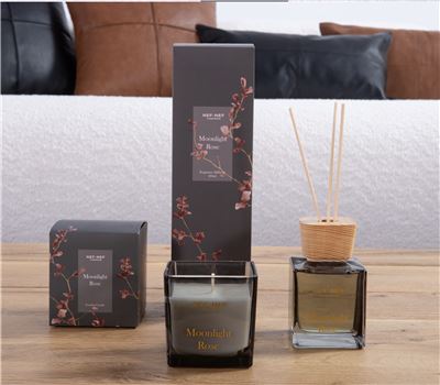 NEW! FRAGRANCE DIFFUSER WITH STICKS MOONLIGHT ROSE 200ml 1