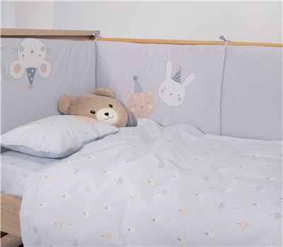 BABY COTBED FLAT SHEETS 3 PCS SET SPECIAL PARTY 2